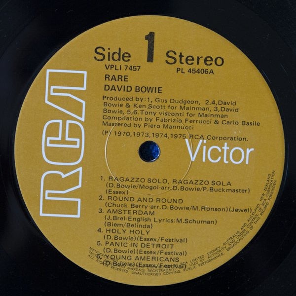 David Bowie : Rare (LP, Comp)