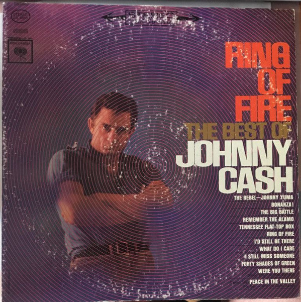 Johnny Cash : Ring Of Fire - The Best Of Johnny Cash (LP, Comp)