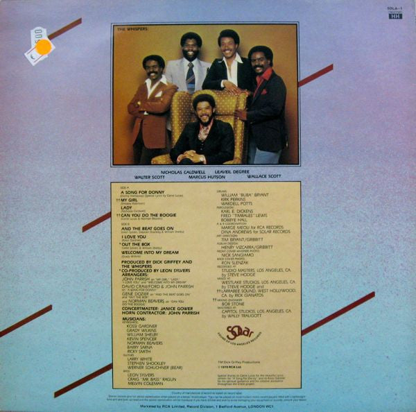 The Whispers : The Whispers (LP, Album)