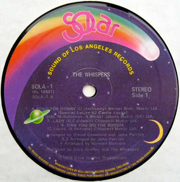 The Whispers : The Whispers (LP, Album)