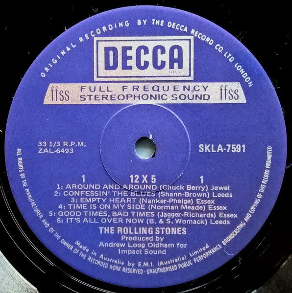 The Rolling Stones : 12 X 5 (LP, Album, RE)