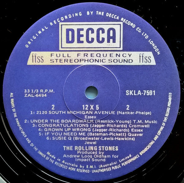 The Rolling Stones : 12 X 5 (LP, Album, RE)