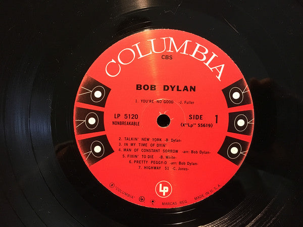 Bob Dylan : Bob Dylan (LP, Album, Mono)