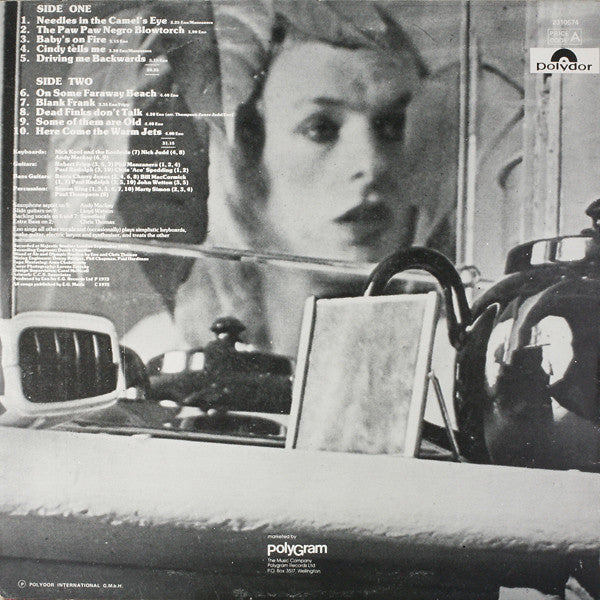 Brian Eno : Here Come The Warm Jets (LP, Album, RE)