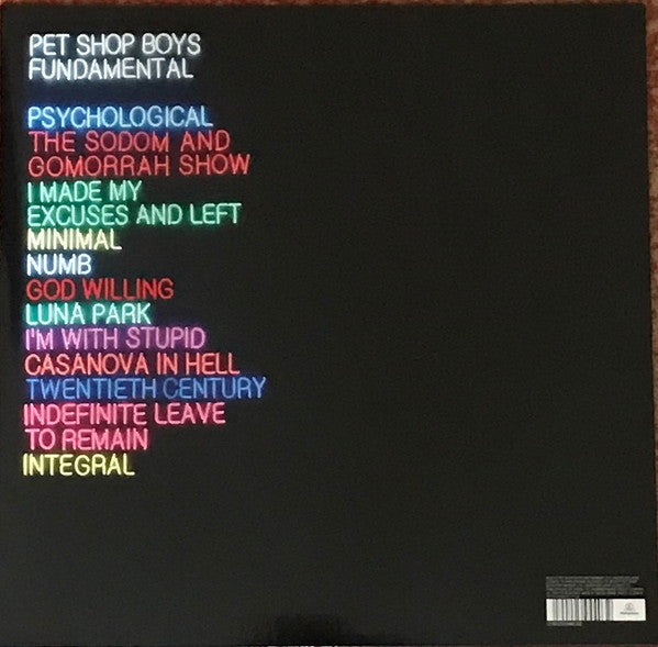 Pet Shop Boys : Fundamental (LP, Album, RE, RM, 180)