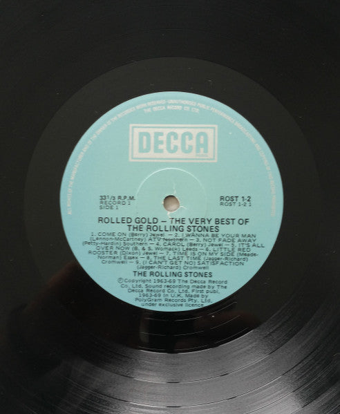 The Rolling Stones : Rolled Gold - The Very Best Of The Rolling Stones (2xLP, Comp, Mono, RE, Gat)