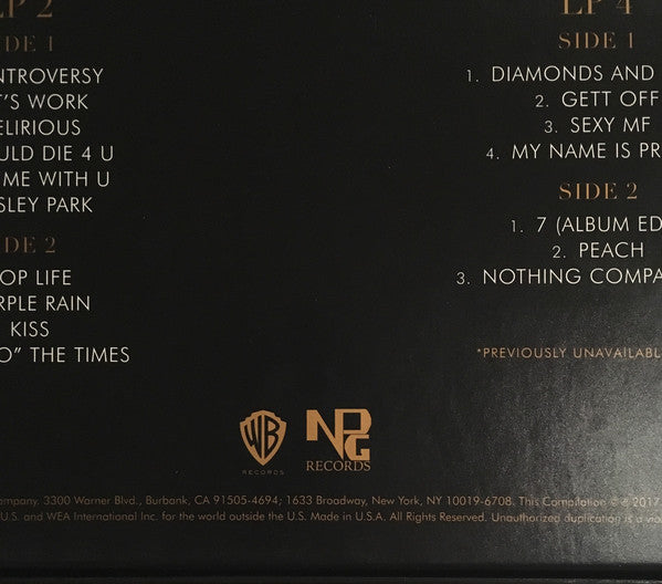 Prince : 4Ever (4xLP, Comp + Box, Album, Comp)