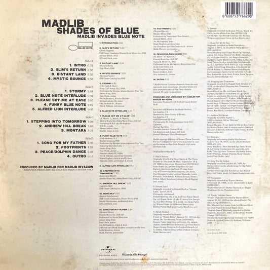 Madlib : Shades Of Blue (2xLP, Album, RE, RP, 180)