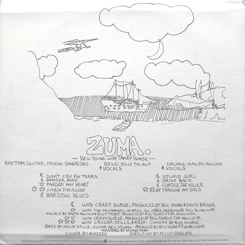 Neil Young With Crazy Horse : Zuma (LP, Album)