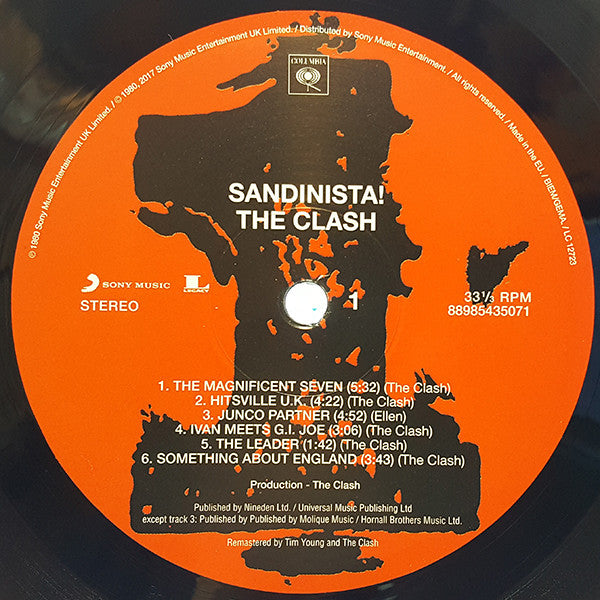 The Clash : Sandinista! (3xLP, Album, RE, RM, RP, 180)