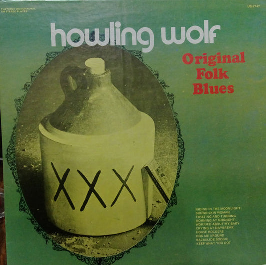 Howlin' Wolf : Original Folk Blues (LP, Album, Mono, RE)