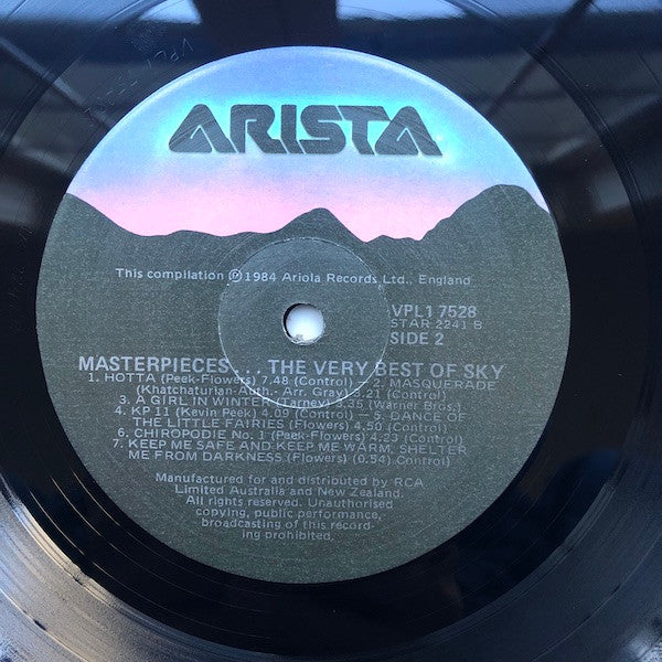 Sky (4) : Masterpieces - The Very Best Of Sky (LP, Comp, RE, Gat)