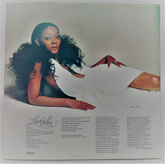 Laura Lee : I Can't Make It Alone (LP, Album)