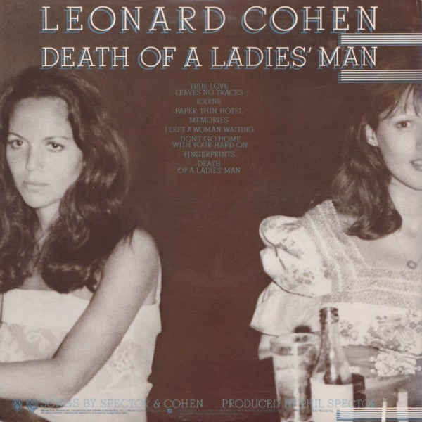 Leonard Cohen : Death Of A Ladies' Man (LP, Album, Jac)