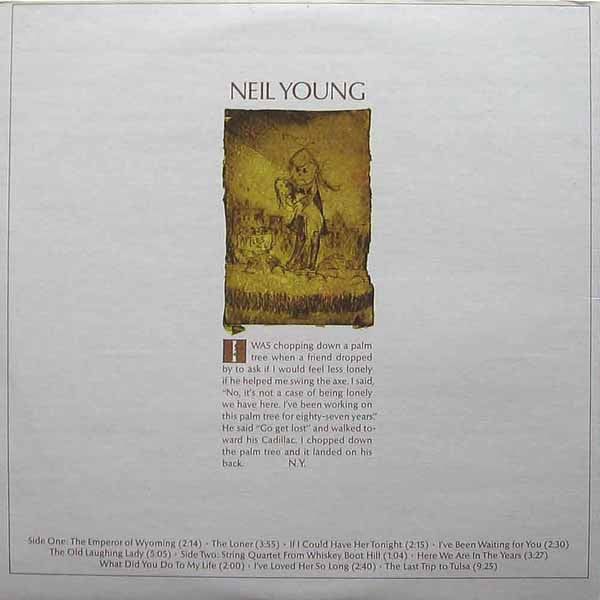 Neil Young : Neil Young (LP, Album, RP, Cap)