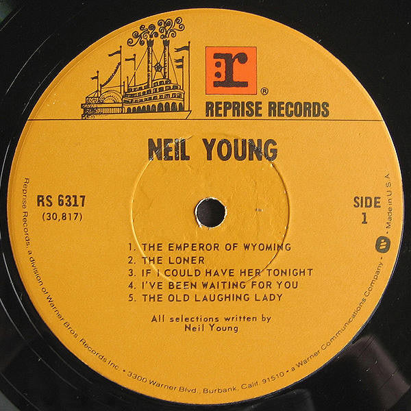 Neil Young : Neil Young (LP, Album, RP, Cap)