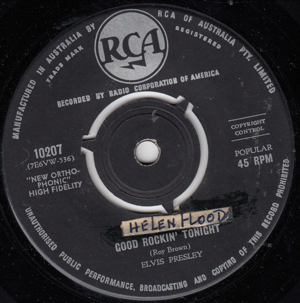 Elvis Presley : Good Rockin' Tonight (7", Single)