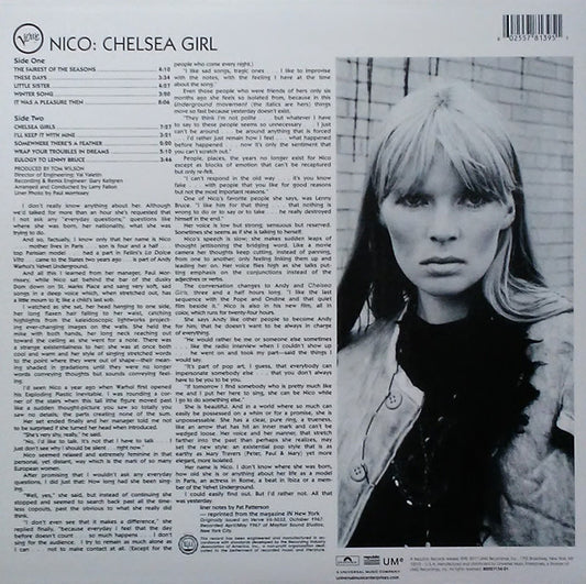Nico (3) : Chelsea Girl (LP, Album, RE)