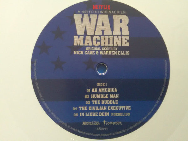 Nick Cave & Warren Ellis : War Machine (Original Score) (2x12", Album, Whi)