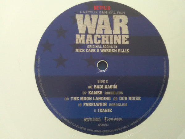 Nick Cave & Warren Ellis : War Machine (Original Score) (2x12", Album, Whi)