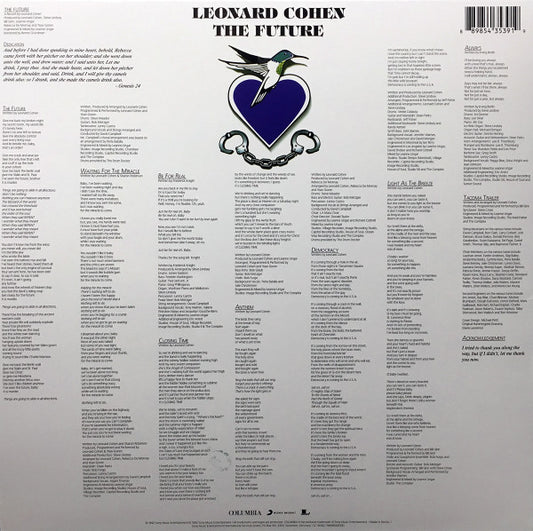 Leonard Cohen : The Future (LP, Album, RE, RP, 180)