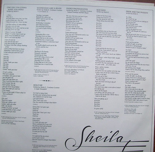 Sheila E. : Sheila E (LP, Album)