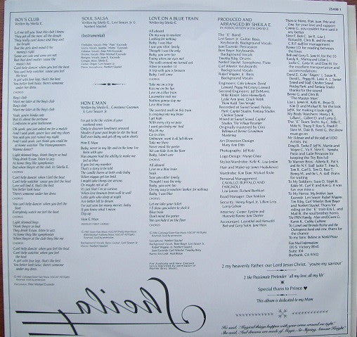 Sheila E. : Sheila E (LP, Album)