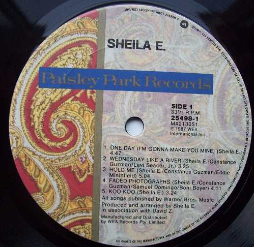 Sheila E. : Sheila E (LP, Album)