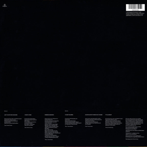 Pet Shop Boys : Introspective (LP, Album, RE, RM, 180)