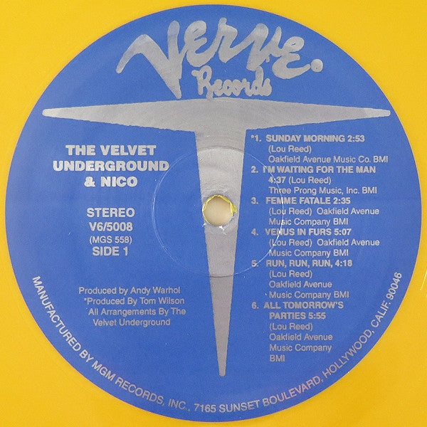 The Velvet Underground & Nico (3) : The Velvet Underground & Nico (LP, Album, Ltd, RE, Yel)