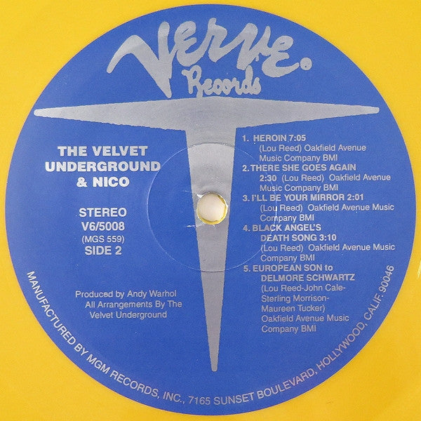 The Velvet Underground & Nico (3) : The Velvet Underground & Nico (LP, Album, Ltd, RE, Yel)