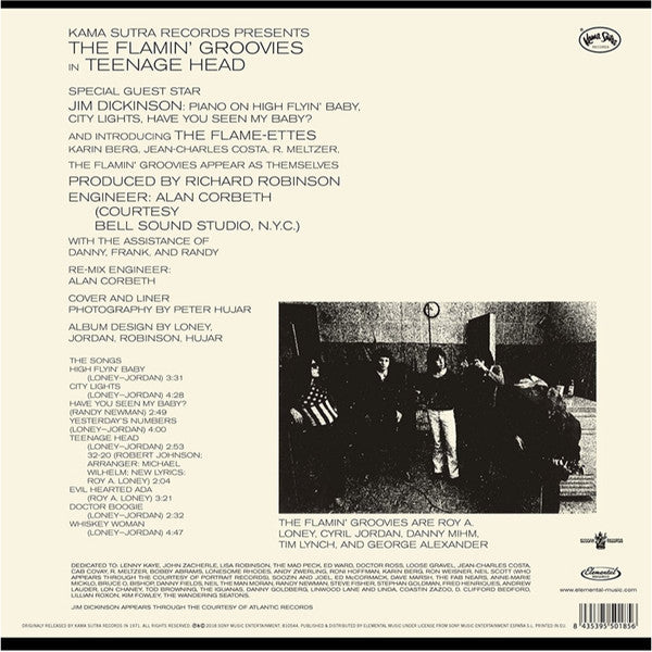 The Flamin' Groovies : Teenage Head (LP, Album, Ltd, RE)
