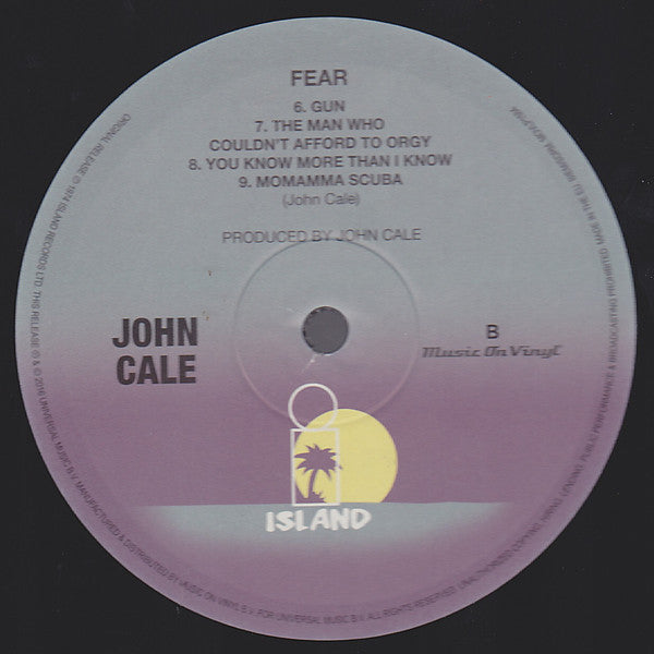 John Cale : Fear (LP, Album, RE, 180)