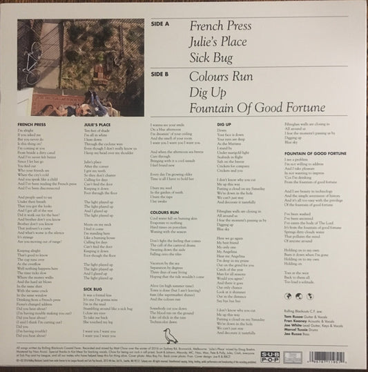 Rolling Blackouts C.F.* : The French Press (12", EP)