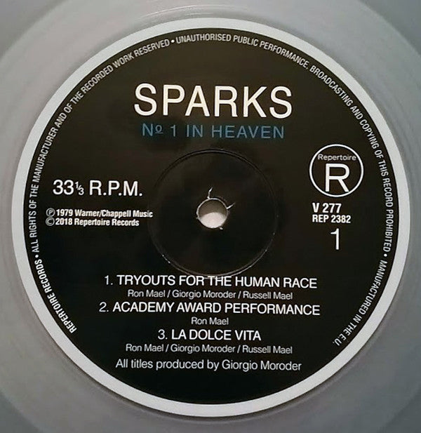 Sparks : No.1 In Heaven (LP, Album, Ltd, RE, Tra)