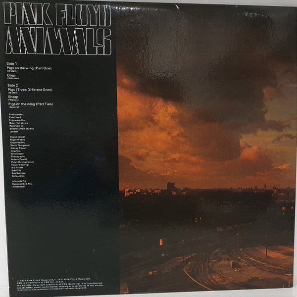 Pink Floyd : Animals (LP, Album, Gat)