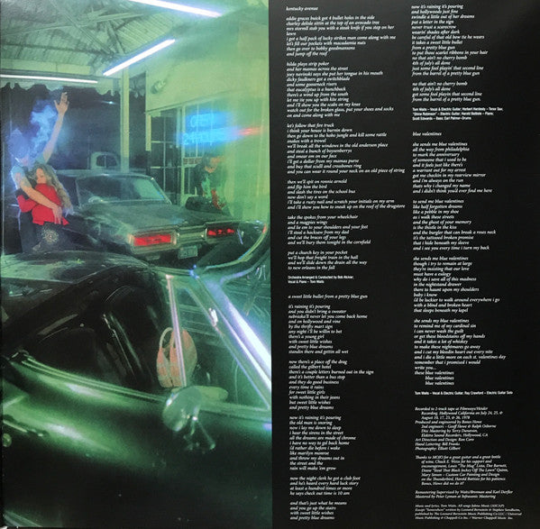 Tom Waits : Blue Valentine (LP, Album, RE, RM, Gat)