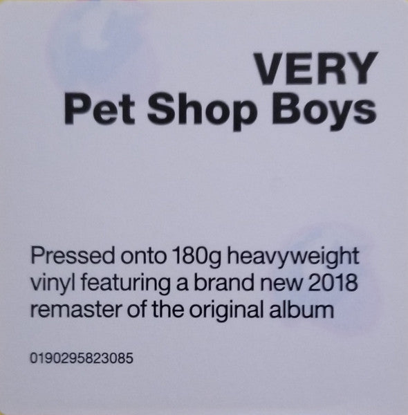 Pet Shop Boys : Very (LP, Album, RE, RM, 180)