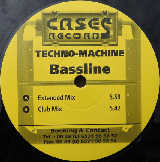 Technomachine : Bassline (12")