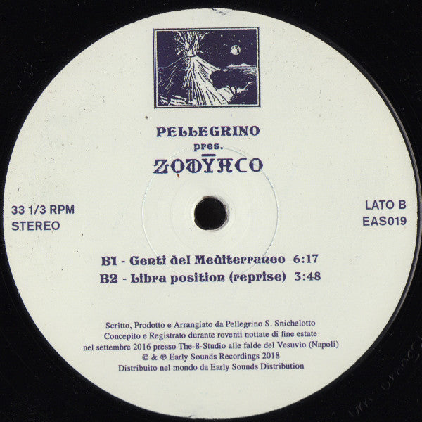 Pellegrino S. Snichelotto Pres. Zodyaco : Zodyaco (12", MiniAlbum)