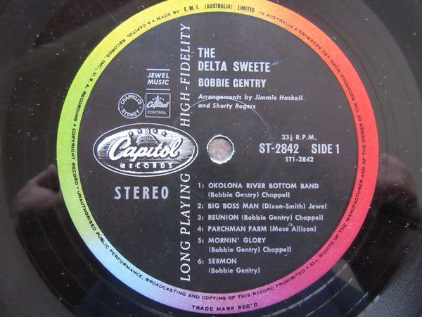 Bobbie Gentry : The Delta Sweete  (LP, Album)