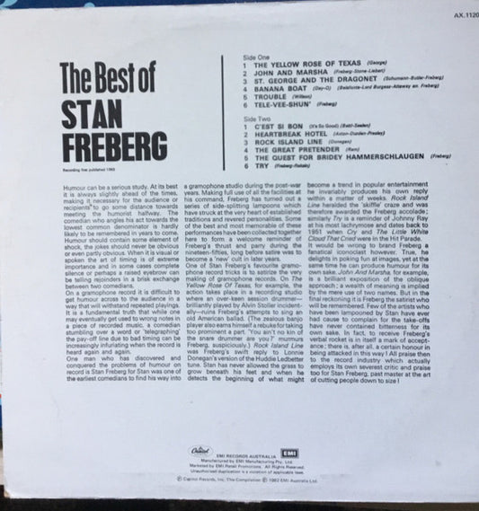 Stan Freberg : The Best Of Stan Freberg (LP, Comp, Mono)
