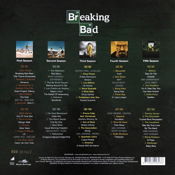 Various : Breaking Bad  (Box, Comp, Ltd, Num, S/Edition + 5x10", Alb)