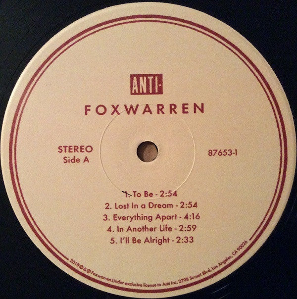 Buy Foxwarren Foxwarren LP Album Gat Online For A Great Price buy-foxwarren-foxwarren-lp-album-gat-online-for-a-great-price