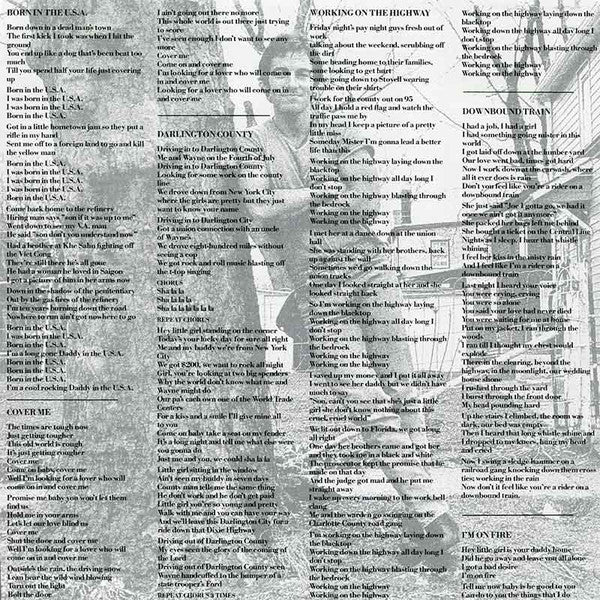 Bruce Springsteen : Born In The U.S.A. (LP, Album, RE, Mis)