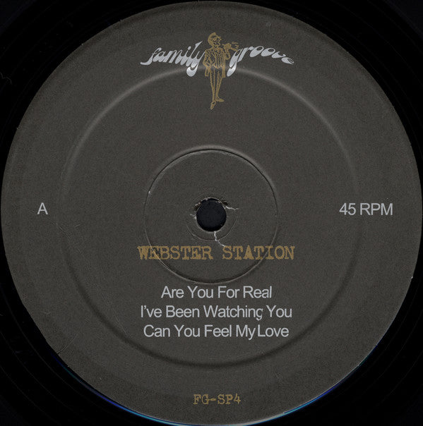 Webster Station : Are You For Real (12", EP, RP)