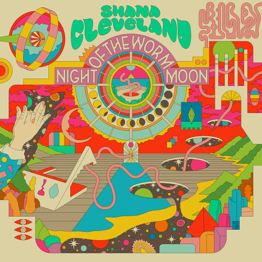 Shana Cleveland : Night Of The Worm Moon (LP, Album, Ltd, Yel)