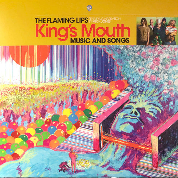 The Flaming Lips Featuring Narration By Mick Jones : King's Mouth (Music And Songs) (LP, Album, RSD, Ltd, Gol)