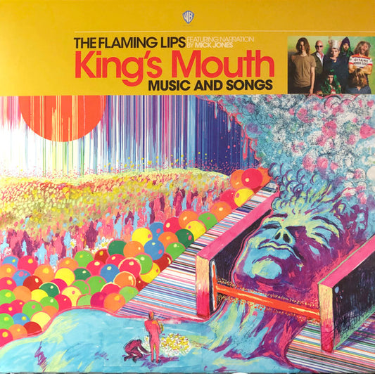 The Flaming Lips Featuring Narration By Mick Jones : King's Mouth (Music And Songs) (LP, Album, RSD, Ltd, Gol)