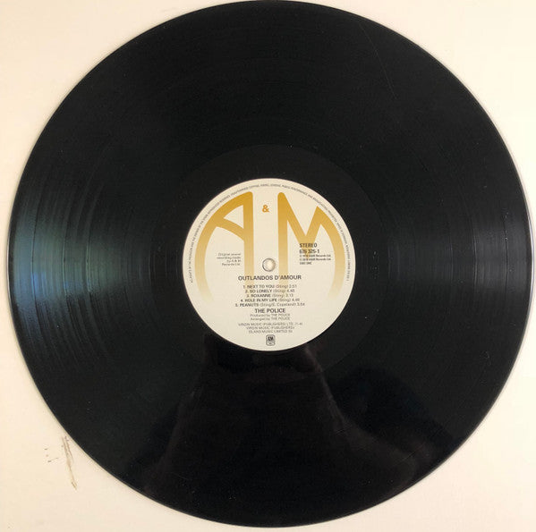 The Police : Outlandos D'Amour (LP, Album, RE, RM, Hal)